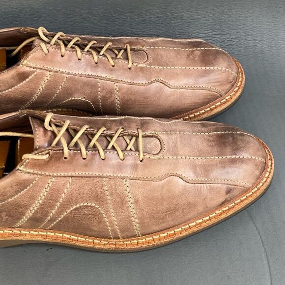 Allen Edmonds Men's Voyager Comfort Oxford beige brown shoes size 13 - Picture 2 of 10